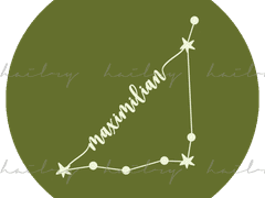 별자리 도안(맥시 & 리프탄)