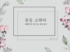 제라늄 / 리아나 / 그림