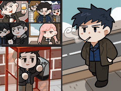 회색도시 엽서 웹발행