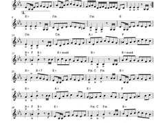 [사호 평온자의 전자 악보][단선]거리 행진곡(세명의 대모험 배경 음악) *멤버십 전용