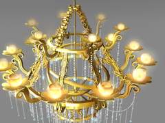 [3D]로판에 어울리는 샹들리에 1종