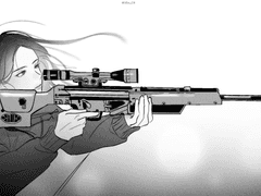 만원어치 흑백 낙서 로그 커미션