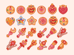 [배포] 세일러문 굿노트 스티커 & PC 아이콘