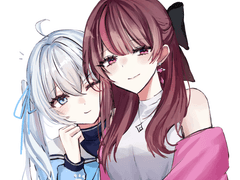 일러스트 반신 커미션