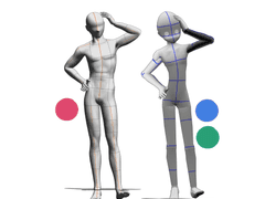 쓰리디 모델 바꿔서 그림 그리는 이야기