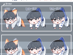 대롱종우 키링 도안 유료배포