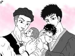 쌍둥이 돌보는 태섭대만 / 백호 뇨타(+소연ts)