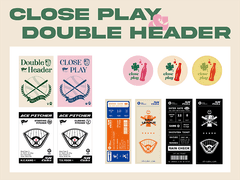 크로스플레이 더블헤더 비공식 굿즈