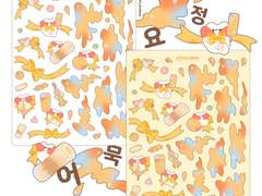 ˈ∗♡∗ˈ 어묵요정 ˈ∗♡∗ˈ 무료 굿노트 스티커