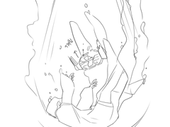 [토리코마] (러프) 별빛안개꽃