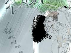 태섭한나_비와 번개