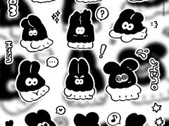 [유료배포] 흑묘노노 굿노트 스티커