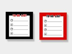 북산 떡메모지 도안