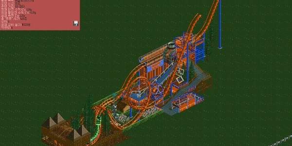 [RCT2]Switch Back (콕스크류 롤러코스터): 사호 평온자의 공간