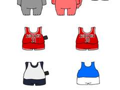 태웅백호 옷입히기 스티커 도안 배포