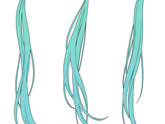 PK Long Hair 헤어 소재