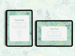 패턴 티켓북(Green Ver.)