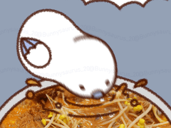 로보토미 징벌새 투명포카 팬아트