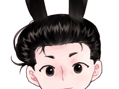 투명 포카 도안 - 호열대만