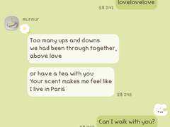 [아이폰 카톡 테마] 베빗 데이지 클리어톡