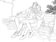 모작, 흑백 모음