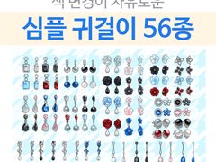 색 변경이 자유로운 심플 귀걸이 56종