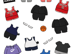 탱백 옷입히기 스티커 도안 (+옷 추가)