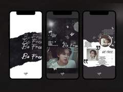 폰 배경 / BE FREE