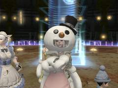 눈사람 안에 짜무 있다