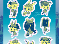 [라오루] 숙면기원 스티커 도안&굿노트 유료 배포