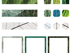 잎 텍스처 스티커