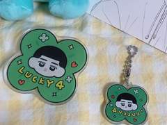 네잎 클로버 키링 도안 유료 배포