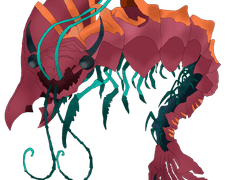 어딘가에 나올 새우 형태 괴물