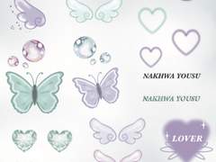 낙화유수 스티커 [굿노트 용]