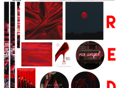 [굿노트 스티커] 빨강, 주황, 노랑