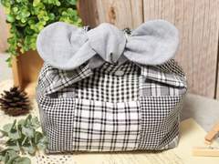 핸드메이드 도시락 주머니 겸 다용도 파우치