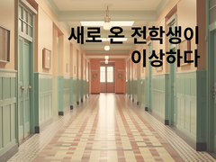 새로 온 전학생이 이상하다