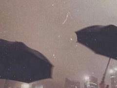 우산 속에 우리는.