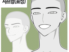 자유자재 데포르메 헤드 3D ver.2 A타입 (표정-샤프형)