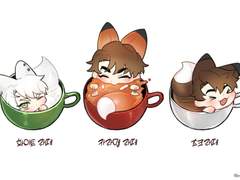 여우라떼세진-3가지 맛