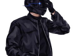 달빛 아래에 머무는 늑대