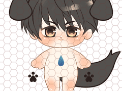 애니메이션 <오늘부터 마왕>,라이트 노벨< 마가붙는 시리즈>- 시부야 유리 솜인형 도안