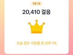 2023년 5월 1일 걸음 기록