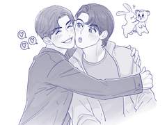 뽀뽀 좀 받아줘