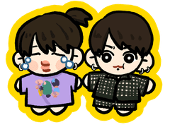 찜깅꾹깅🐥🐰 키링/아스 도안