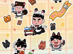 메이드 북산 굿노트용 스티커