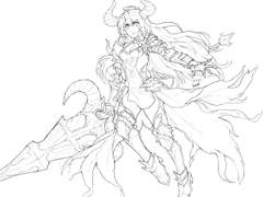 클립스튜디오 작법서 모작- 그전 스케치들02.