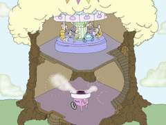 나무 집 속 놀이동산