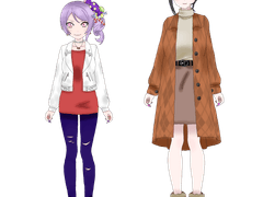 그림 한정 신규 여성 캐릭터 2人