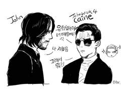 존윅4 감상 낙서 모음